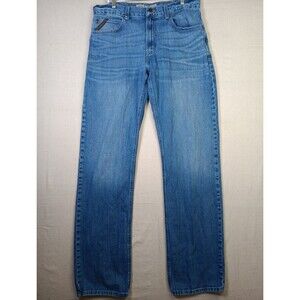 Ariat Legacy M2 Jeans 36x38 Blue Denim Relaxed Boot Cut Western Stretch Tall